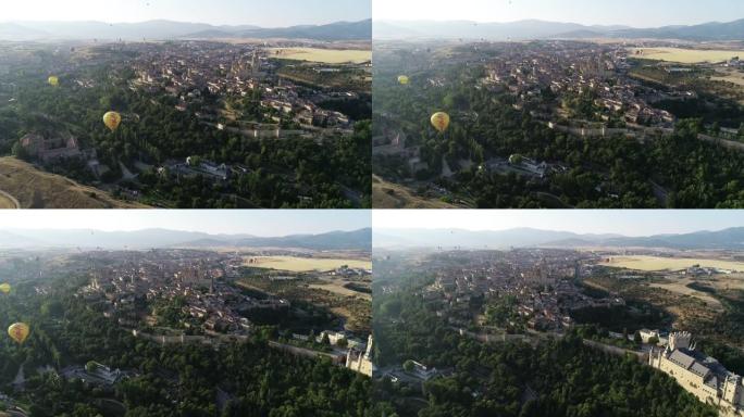 塞戈维亚的热气球节
