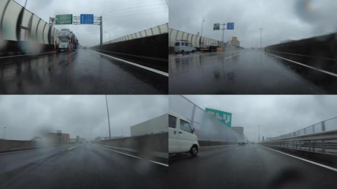 雨天高速公路行驶