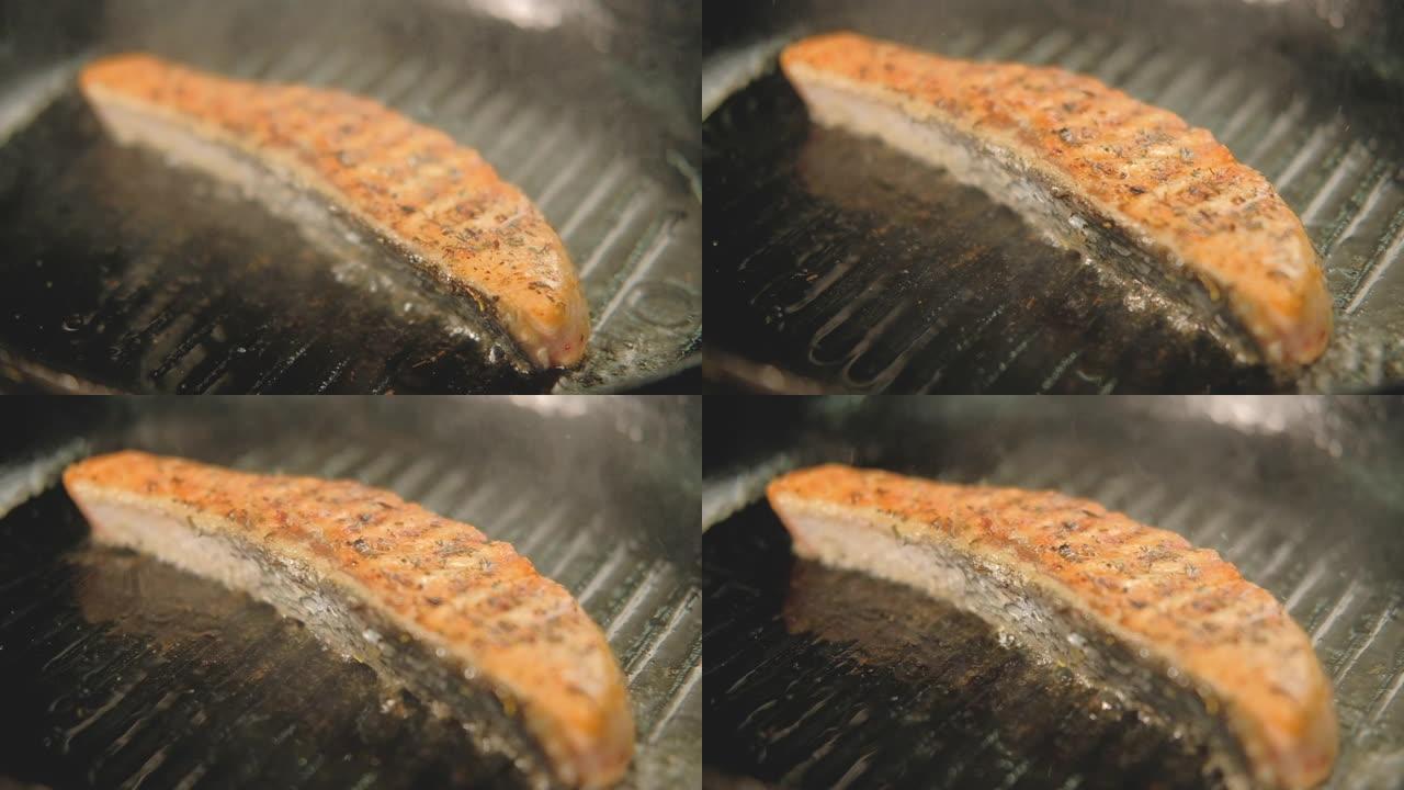 鱼粉烹饪工艺鳟鱼鱼片油炸