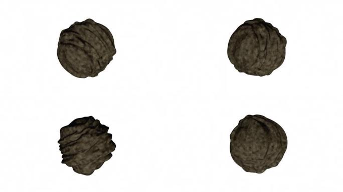 小行星现代3d渲染计算机生成的天文学主题创意