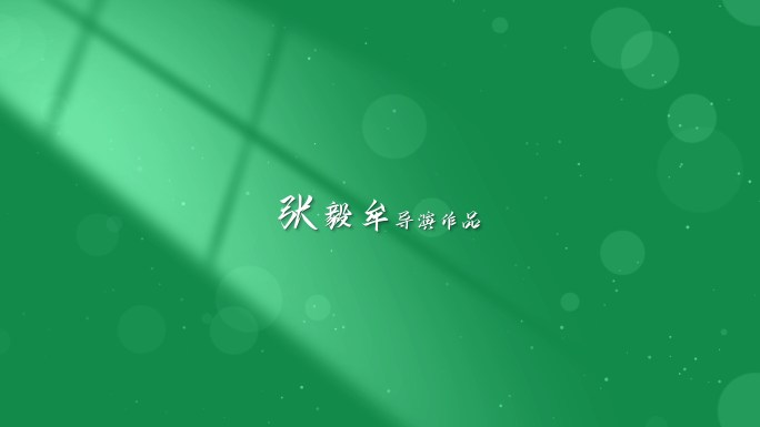 【无插件】4K唯美文字AE模板绿色2