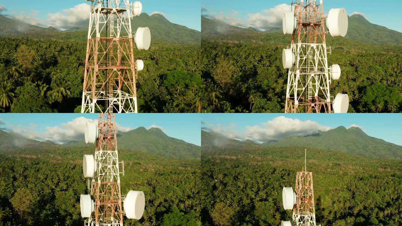电信塔，亚洲的通信天线