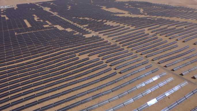 太阳能发电厂 光电 太阳能板 新型能源