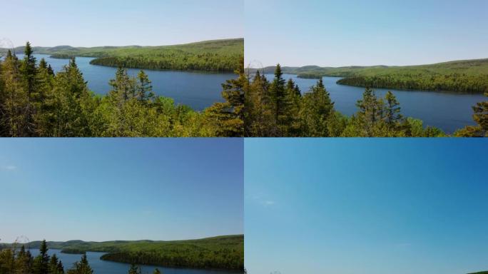萨卡科米湖的4k视频。