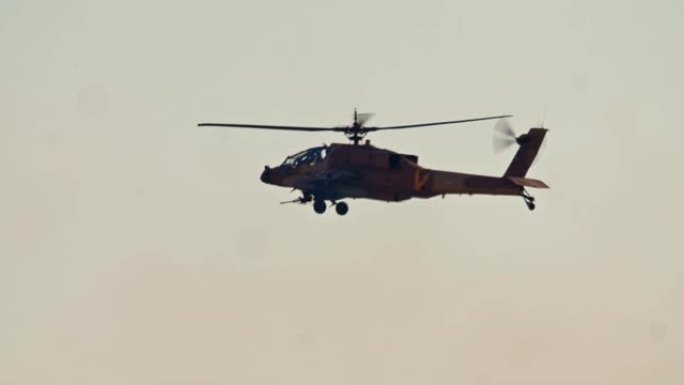 AH-64D长弓阿帕奇军用直升机