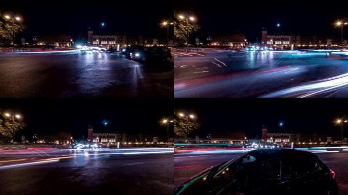 富兰克林·德拉诺·罗斯福大道的夜晚时光倒流