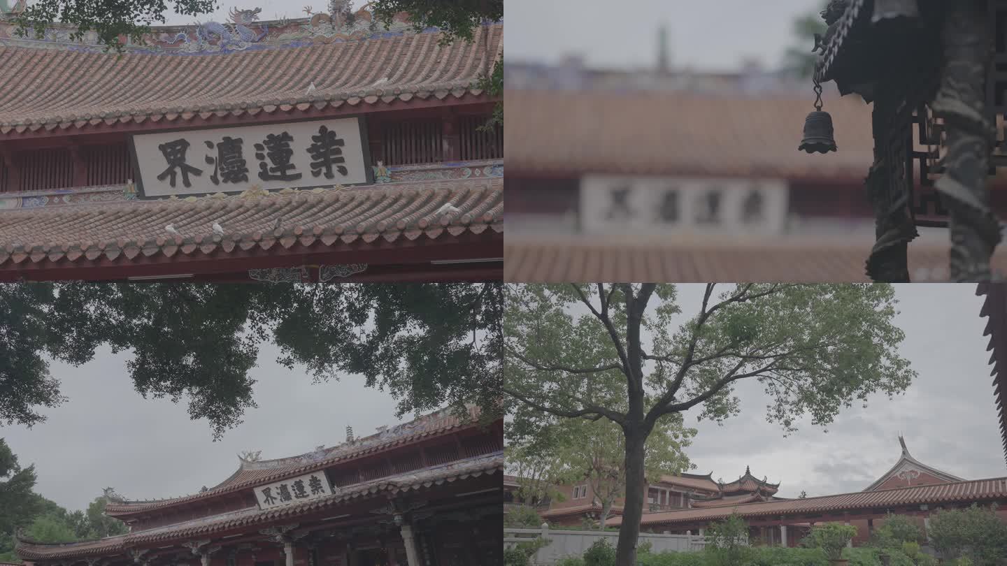 泉州开元寺的阴雨天