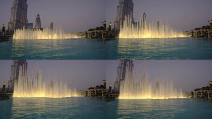 迪拜喷泉展