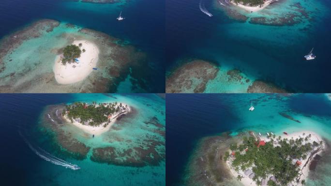 巴拿马圣布拉斯的岛屿群