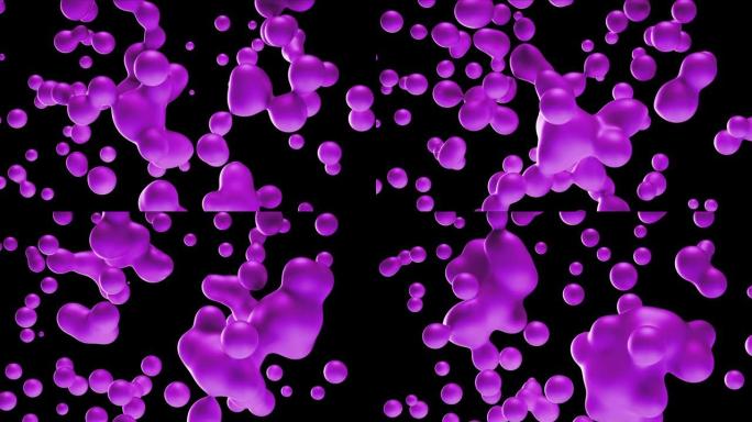 紫罗兰运动最小艺术液体背景