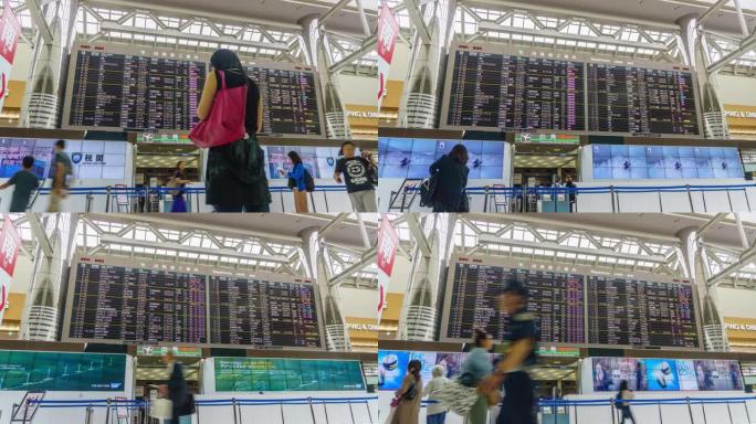 4k延时: 日本成田机场内