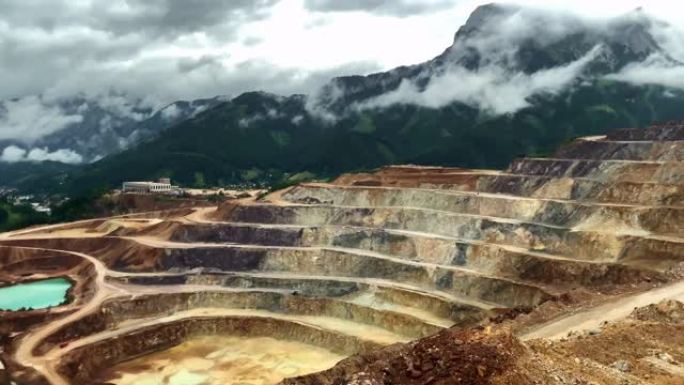 奥地利Erzberg露天采矿