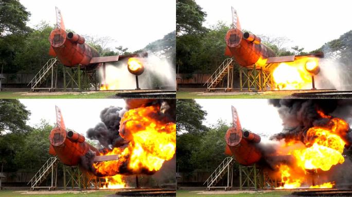 4k模拟爆炸飞机