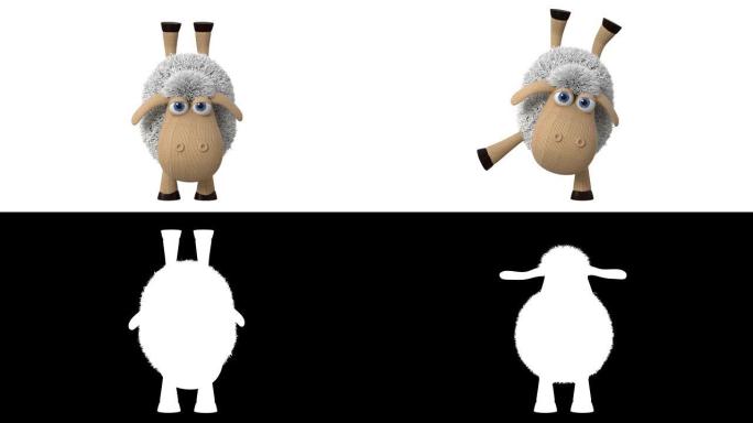 3d动画搞笑羊玩运动