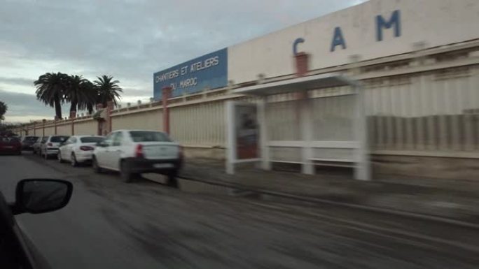 卡萨布兰卡的道路场景