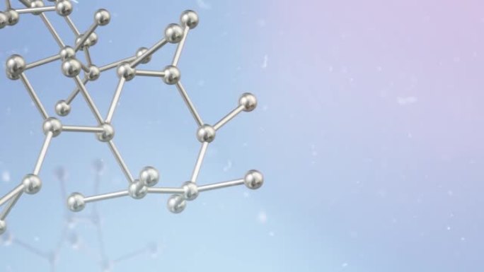 科学内容的分子3d渲染。