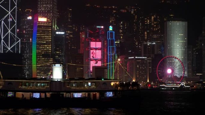 从星光大道看香港的夜景