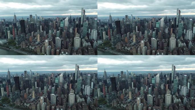 纽约，纽约-2019年5月: 我们令人惊叹的鸟瞰城，纽约