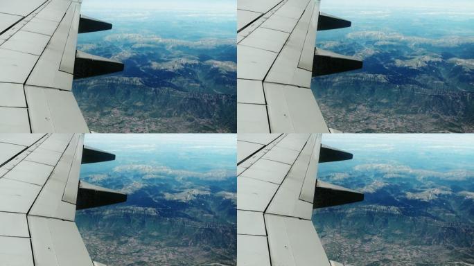 从飞机上鸟瞰图