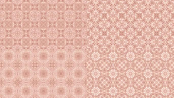 抽象万花筒图案背景。