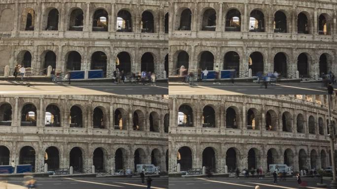 罗马斗兽场，罗马，意大利，欧洲，7个奇观标志性的古代历史罗马帝国角斗场，罗马角斗场游戏的圆形剧场，罗