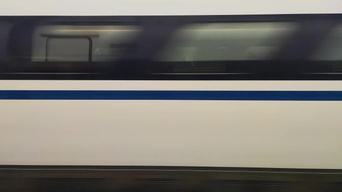 火车行驶过瞬间时光流逝视频素材