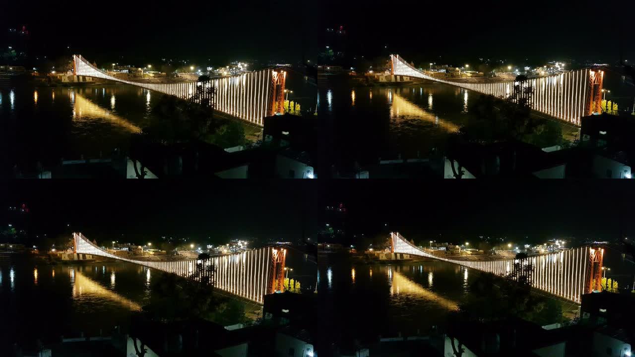 瑞诗凯诗的地标拉姆·朱拉的夜景