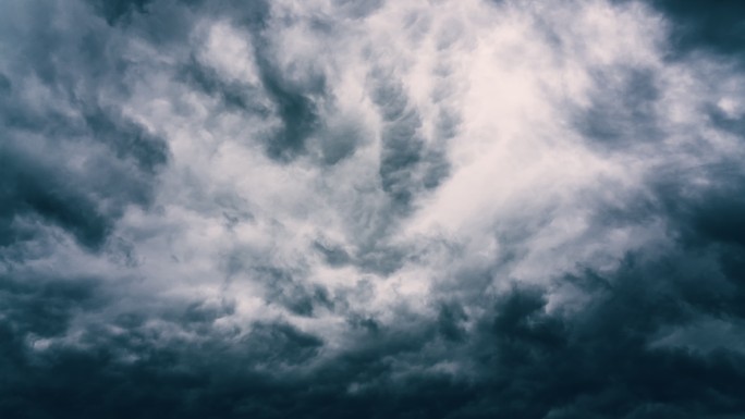 【4K】乌云滚滚风起云涌延时