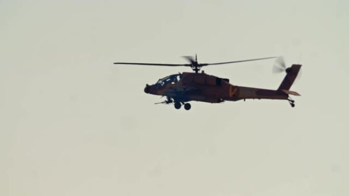 AH-64D长弓阿帕奇军用直升机