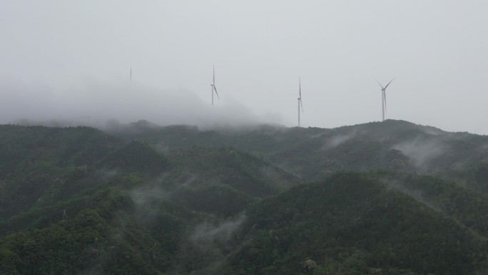 云雾缭绕 人间仙境 雨后风景