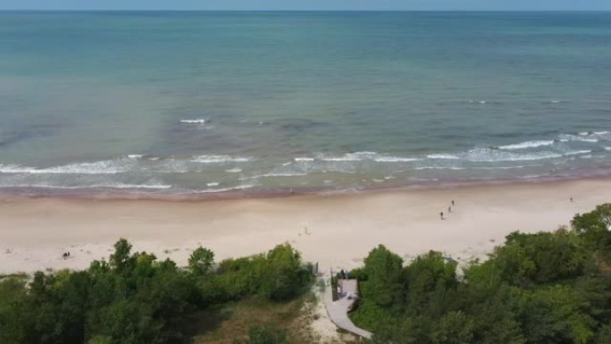 Areal无人机在拉脱维亚的Pavilosta拍摄了波罗的海