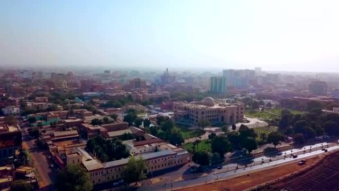 喀土穆-苏丹总统府鸟瞰图