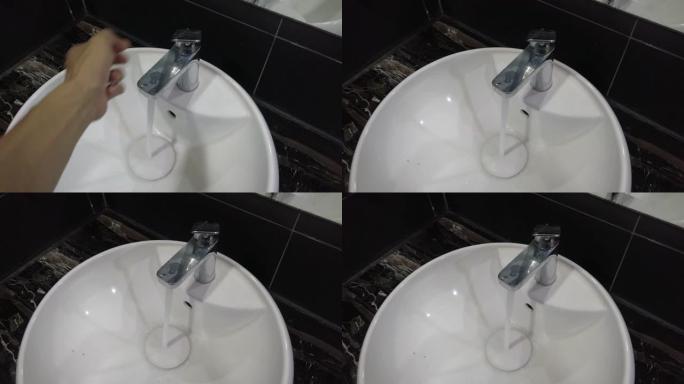浴室污水坑库存视频