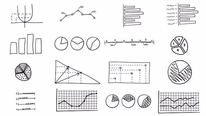 手绘信息图表动画