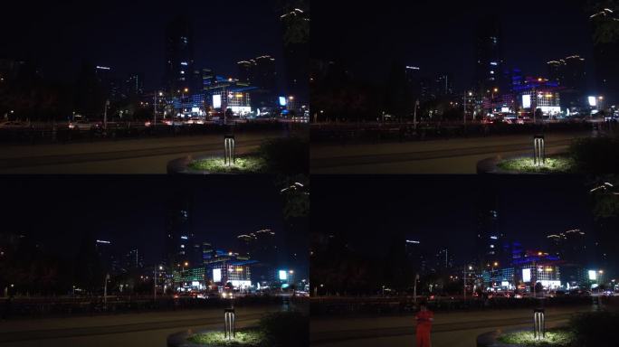 杭州下沙和达城十字交叉路口延时摄影