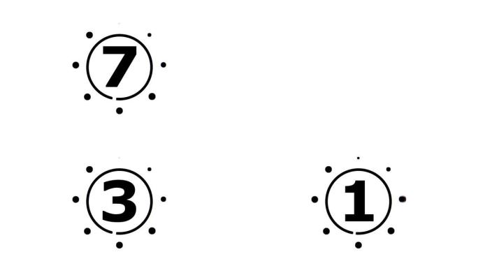 Mograph-Countdown-计算机生成的运动图形动画