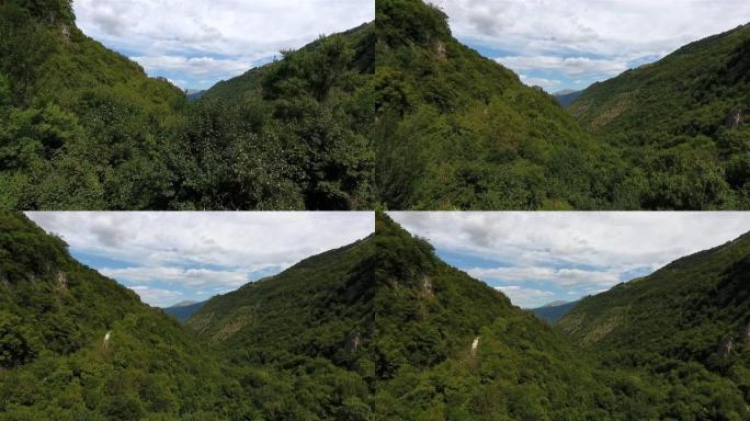 绿谷鸟瞰图亚鹏宁山，意大利