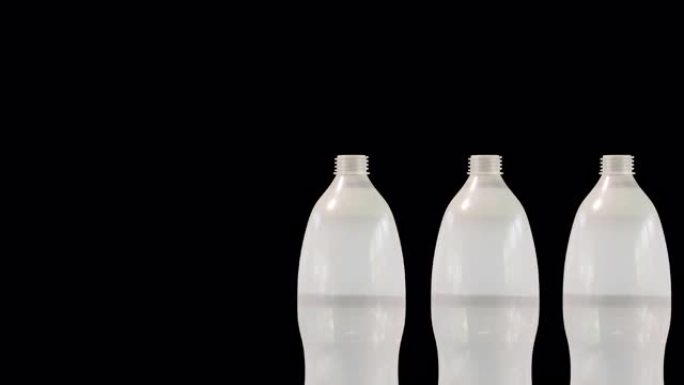 塑料聚酯瓶生物利用3d渲染