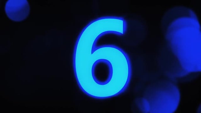 倒计时-标志-计算机生成的运动图形动画