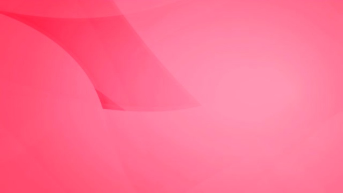 倾斜、圆角和弯曲的抽象粉色几何形状、相互啮合的圆圈和浮动环无缝4k背景视频