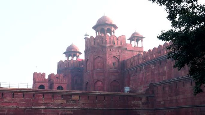 印度旧德里的三座红堡