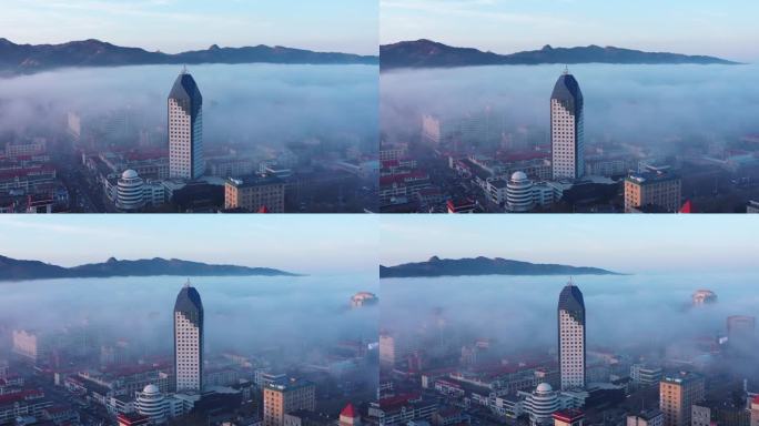 雾里的电力大厦
