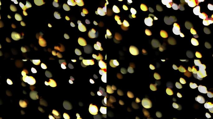 Bokeh Gibbous gold