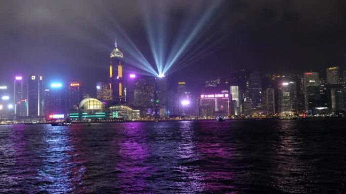 从星光大道看香港的夜景