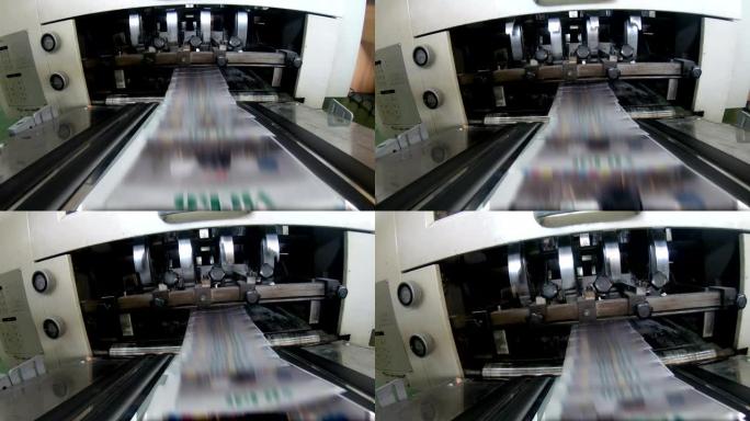胶印厂生产过程中，大卷纸在单元辊中走得很快