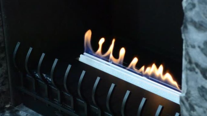 乙醇气体上的现代生物火场壁炉