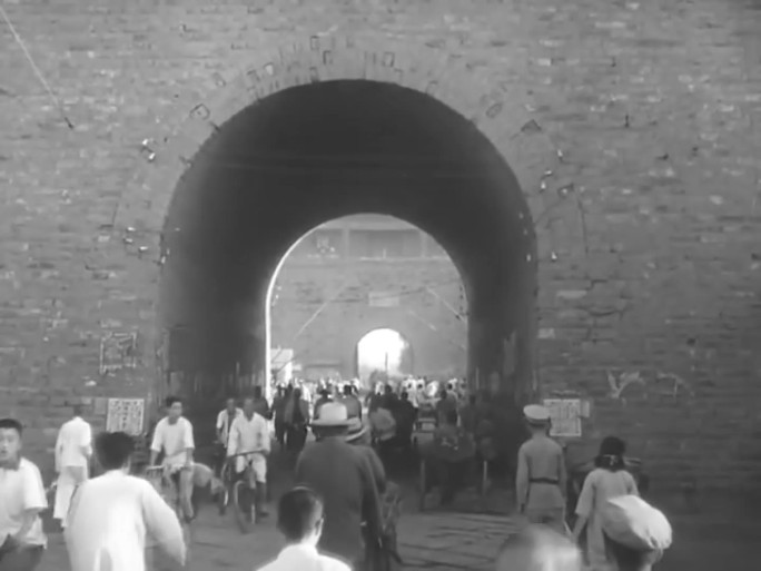 老北京 北平 30年代  40年代 城门
