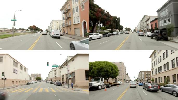 旧金山郊区XX同步系列前视图驱动过程板