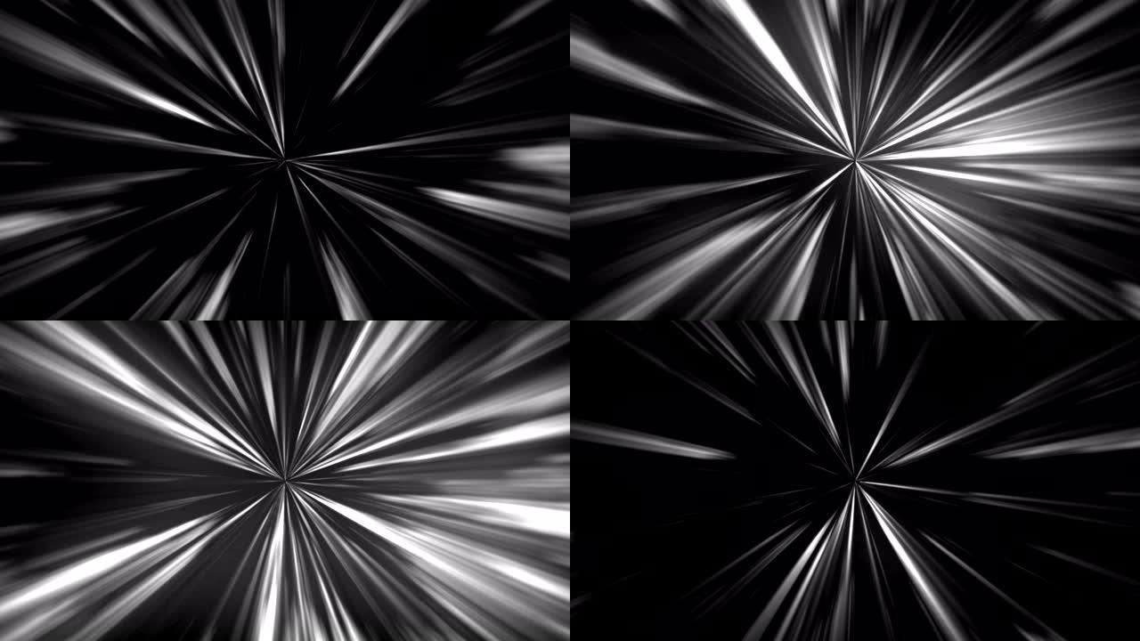 隧道中的抽象速度运动线-无缝环路-股票视频