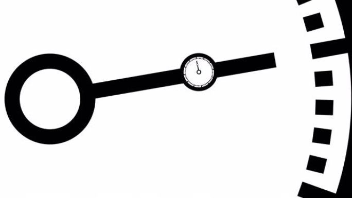时钟循环动画设计4k。可循环时钟视频